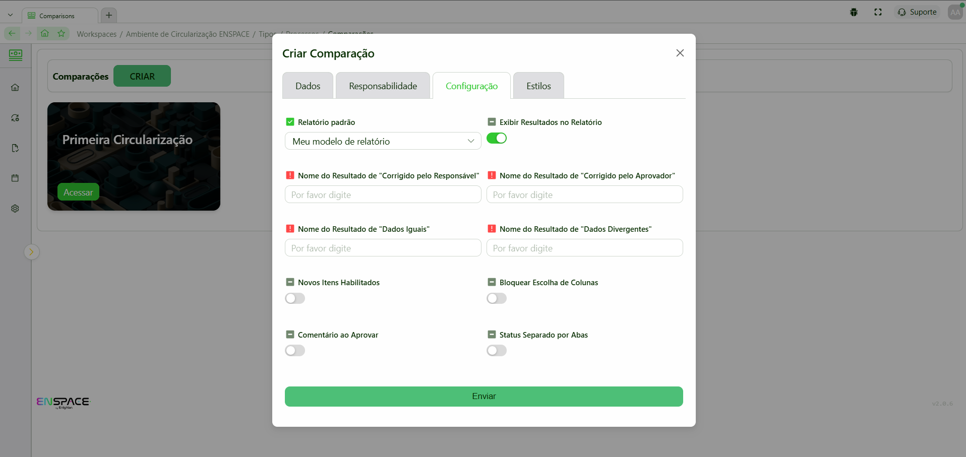 Comparações