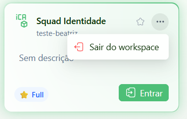 sair de um workspace